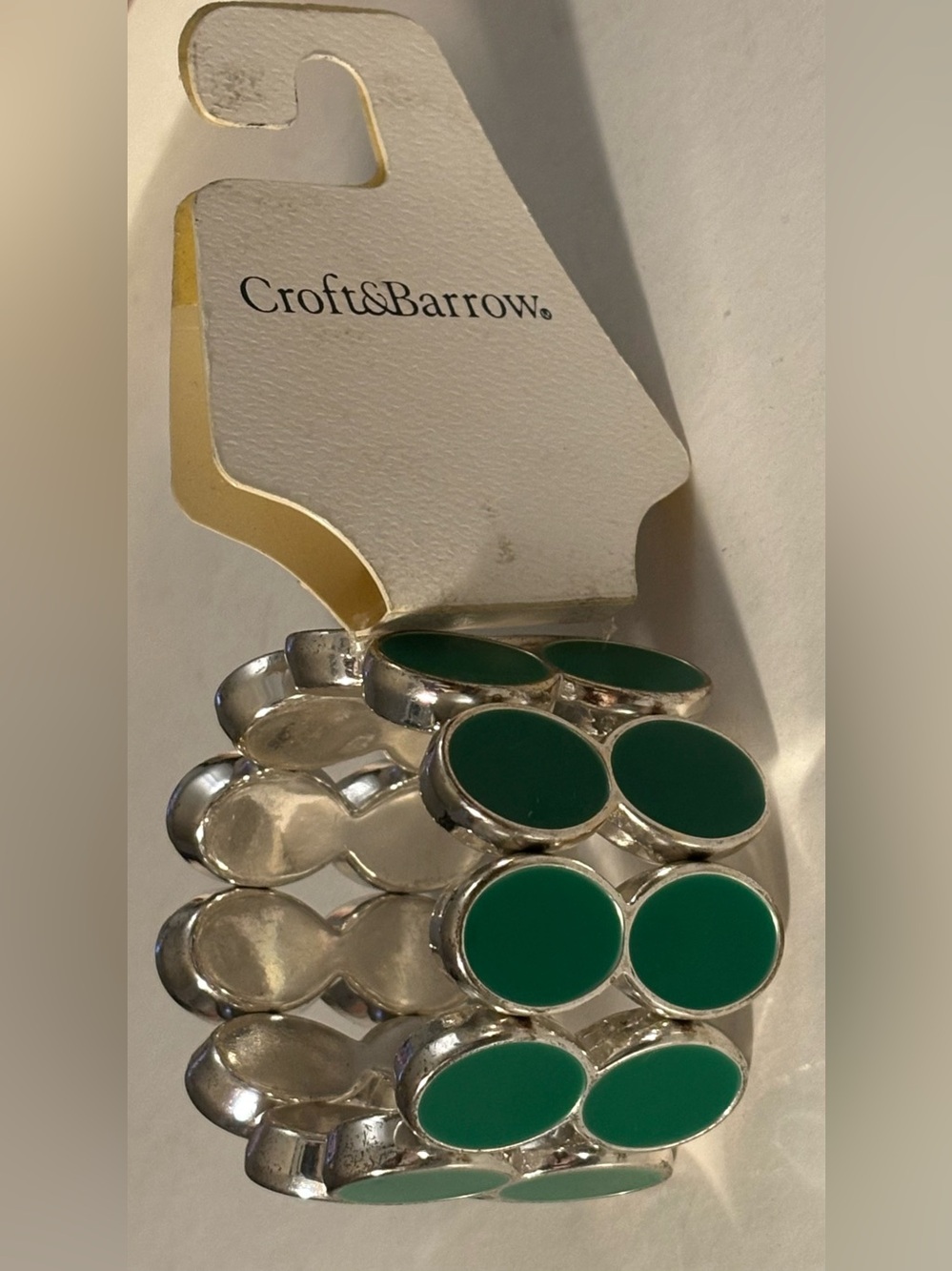 New Croft & Barrow Green Stretch Bracelet